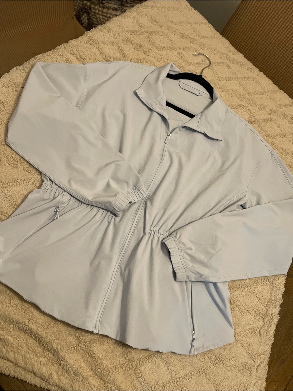 lululemon athletica Light Blue Zip-Up Utility Jacket